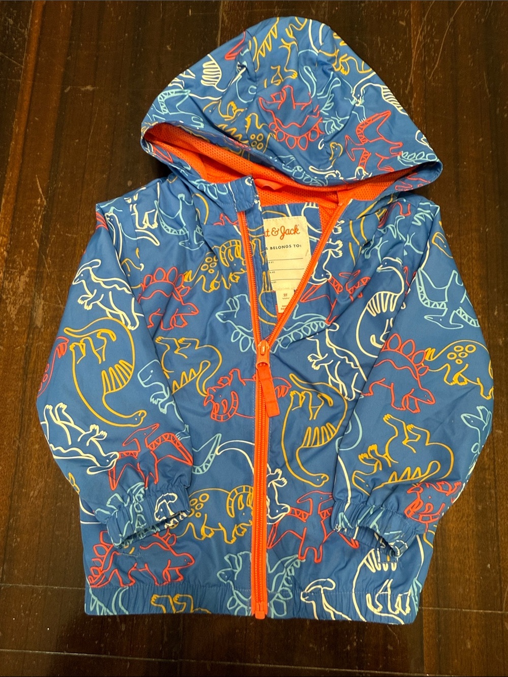 Cat and jack boys rain jacket size 2t